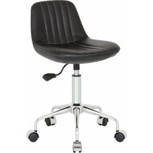 Okkored Maxro Metal Krom Ayaklı Ayarlanabilir Bar Sandalyesi, Ofis Sandalyesi, Metal Bar Taburesi