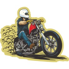 Sticker Atölyesi Motorcu-Rider STICKER-14134