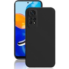 Microcase Xiaomi Redmi Note 11S 2022 Global Matte Serisi Kamera Korumalı Silikon Tpu Kılıf - Siyah