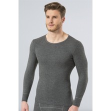 Türen 192 Erkek Uzun Kol Bisiklet Yaka Termal Üst-Grimelanj