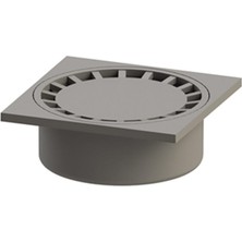 MaxiFlow 100 mm 25*25 Çamur Kovalı Yer Süzgeci Alttan