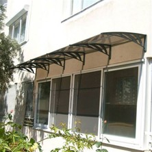 Yapısan Tf Standart 1.12 Kapı Üstü Pratik Sundurma 120 x 100 cm