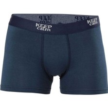 Anıt 1 Adet Lacivert Renk Likralı Modal Boxer