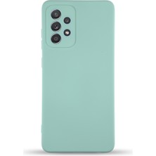 Kzy Samsung Galaxy A23 Kapak Içi Kadife Kamera Korumalı Lansman Silikon Kılıf - Turkuaz