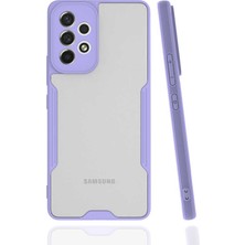 Kzy Samsung Galaxy A33 5g Kılıf Kamera Korumalı Colorful Kapak - Lila