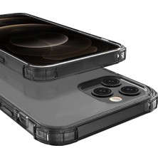 Buff Blogy iPhone 12 Pro Max Crystal Fit Kılıf Smoke Black