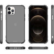 Buff Blogy iPhone 12 Pro Max Crystal Fit Kılıf Smoke Black