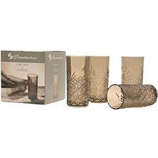 Paşabahçe Timeless 4'lü Gri Meşrubat Bardağı 450 cc