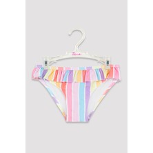 Penti Çok Renkli Kız Çocuk Stripe Halter Bikini Set
