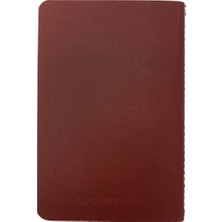 Joo Premium Cepli Mini Not Defteri Bordo