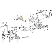 Heropar Bmw Uyumlu E39 E60 E61 E63 E64 E65 E66 E67 Frow Arka Rotilli Kol 6777424