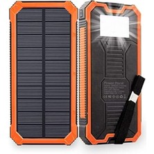 Eknoair Yeni Versiyon 18.000 Mah Solar Güneş Enerjili Taşınabilir Şarj Powerbank Kampçı Powerbank