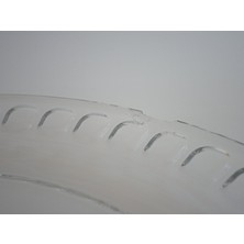 Hasyılmaz Oval Cam Salata Servis Tabağı  28X18 cm