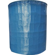 Ambalage 50 cm x 50 Metre 110 gr Üç Kat Mavi Balonlu Naylon Patpat Naylon