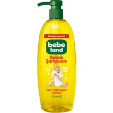 Bebeland Göz Yakmayan Formül Bebek Şampuanı 2 x 750 ml