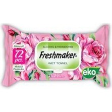 Freshmaker Islak Mendil Gül 72 Li x 12 Adet 864 Yaprak