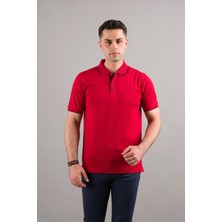 Nehir By Faruk Ülker Polo Yaka Çıt Çıtlı Lacost Kumaş Pamuklu Erkek T-Shirt