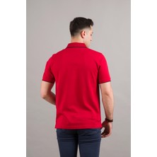 Nehir By Faruk Ülker Polo Yaka Çıt Çıtlı Lacost Kumaş Pamuklu Erkek T-Shirt