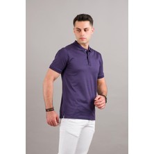 Nehir By Faruk Ülker Polo Yaka Çıt Çıtlı Merserize Süperfine Cotton Erkek T-Shirt