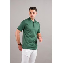 Nehir By Faruk Ülker Polo Yaka Çıt Çıtlı Merserize Süperfine Cotton Erkek T-Shirt