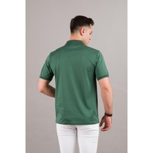 Nehir By Faruk Ülker Polo Yaka Çıt Çıtlı Merserize Süperfine Cotton Erkek T-Shirt