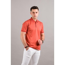 Nehir By Faruk Ülker Polo Yaka Çıt Çıtlı Merserize Süperfine Cotton Erkek T-Shirt