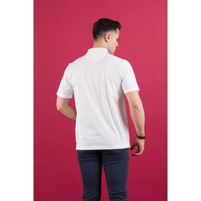 Nehir By Faruk Ülker Polo Yaka Çıt Çıtlı Merserize Süperfine Cotton Erkek T-Shirt