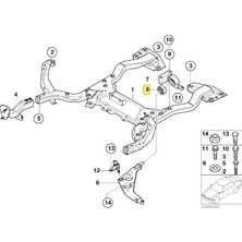 Heropar Mini Cooper Uyumluu One Formpart Salıncak Burcu Oem No 31126757551