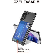 Kzy Samsung Galaxy Note 20 Ultra Kapak Kartlıklı Sararmaz Sert Silikon Kılıf