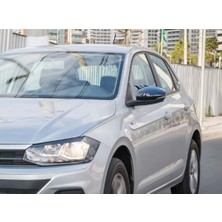 Hasakman Vw Polo Mk6 Batman Yarasa Ayna Kapağı Piano Black 2018 2019 2020 2021