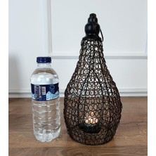 Evim Tatlı Evim Dekoratif Metal Mumluk Magrip 30 cm