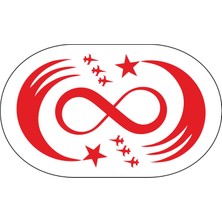 Sticker Atölyesi Türk Yıldızları Sticker - 25029