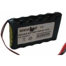 C.F.L. 7.2V 2400MAH Oyuncak Araba Bataryası Siyah Soket