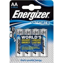 Energizer Ultimate Lityum Aa Kalem Pil 4lü Ambalaj