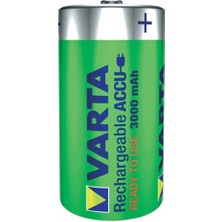 Varta 20 Adet Varta 3000MAH Şarjlı C Size Orta Boy Pil 2'li