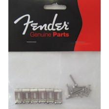 Fender American Standard Stratocaster Bridge Saddles ('08-Present) Nickel Set Of 6