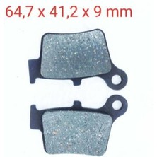 Motolinas Cross Kuba Black Cat Arka Fren Disk Balatası Black Cat Balata