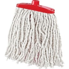 ELMOP Yedek Geniş Takozlu Islak Ipli Mop Paspas Başlığı - Püskül - 16 Cm.
