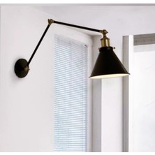 Riolight  Retro Üç Mafsalı Hareketli Rustik Aplik Akrobat Aplik