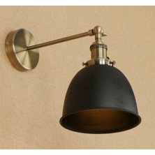 Riolight  Retro Mafsallı Hareketli Başlık Metal Duvar Aplik