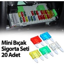 Mini Bıçak Sigorta 10 15 20 25 30 Amper 20 Adet Mını-Sıgorta-Bıcak