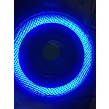 89MM Buz Mavi Ice Blue Mercekli Angel LED Halkalı Sis Far Metal Gövde