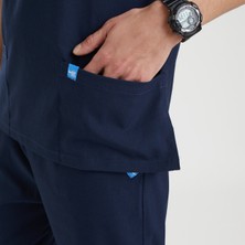Wio Uniform Likralı Dinamik Basic Doktor, Hemşire Forması – Erkek, Lacivert
