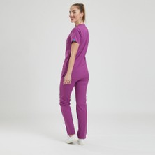 Wio Uniform Likralı Dinamik Basic Doktor, Hemşire Forması – Kadın, Pembe