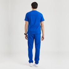 Wio Uniform Likralı Dinamik Zazel Medikal Takım, Erkek - Royal Mavi