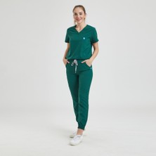 Wio Uniform JOGGER DOKTOR, HEMŞİRE ÜNİFORMA, ÜST - KADIN, YEŞİL