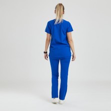 Wio Uniform Likralı Dinamik Basic Doktor, Hemşire Forması – Kadın, Royal Mavi
