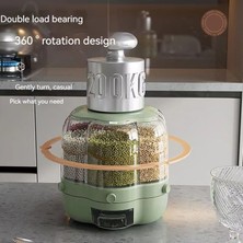 Love Home Döner Tahıl Depolama Kutusu - Matcha Green (Yurt Dışından)
