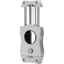 Colibri V-Cut Karbon Desenli Gümüş Puro Kesici