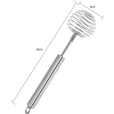 Keluofu Yumurta Çırpıcı Manuel Kendinden Dönen Paslanmaz Çelik Çırpma El Yumurta Kremi Karıştırma Mutfak Aletleri (Yurt Dışından)